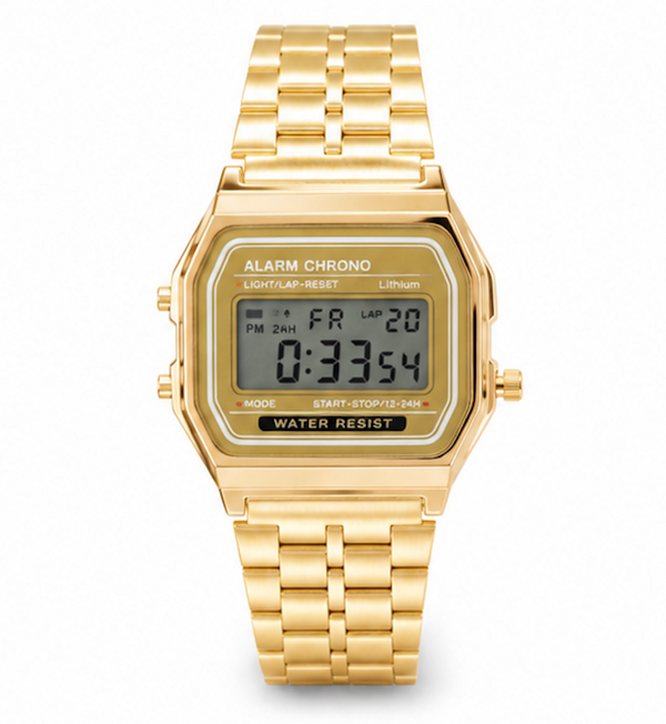 Montre Femme LED - Or