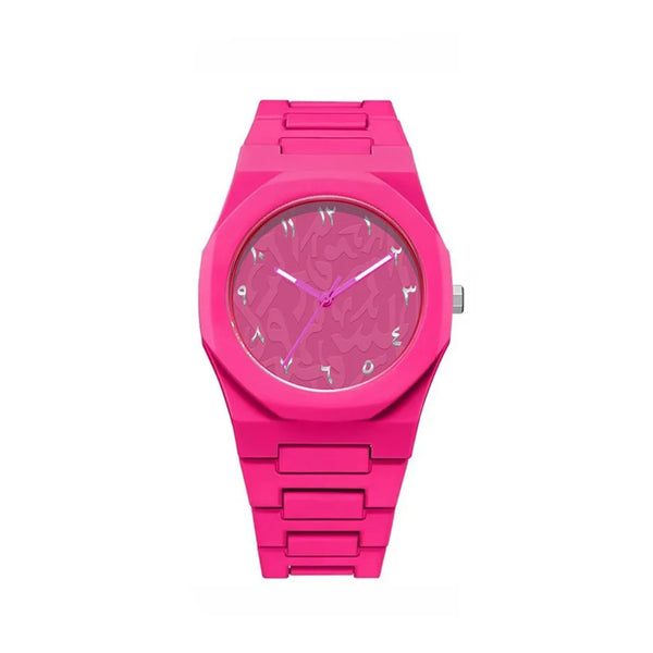 Montre Étanche Rose Red Cadran Arabe