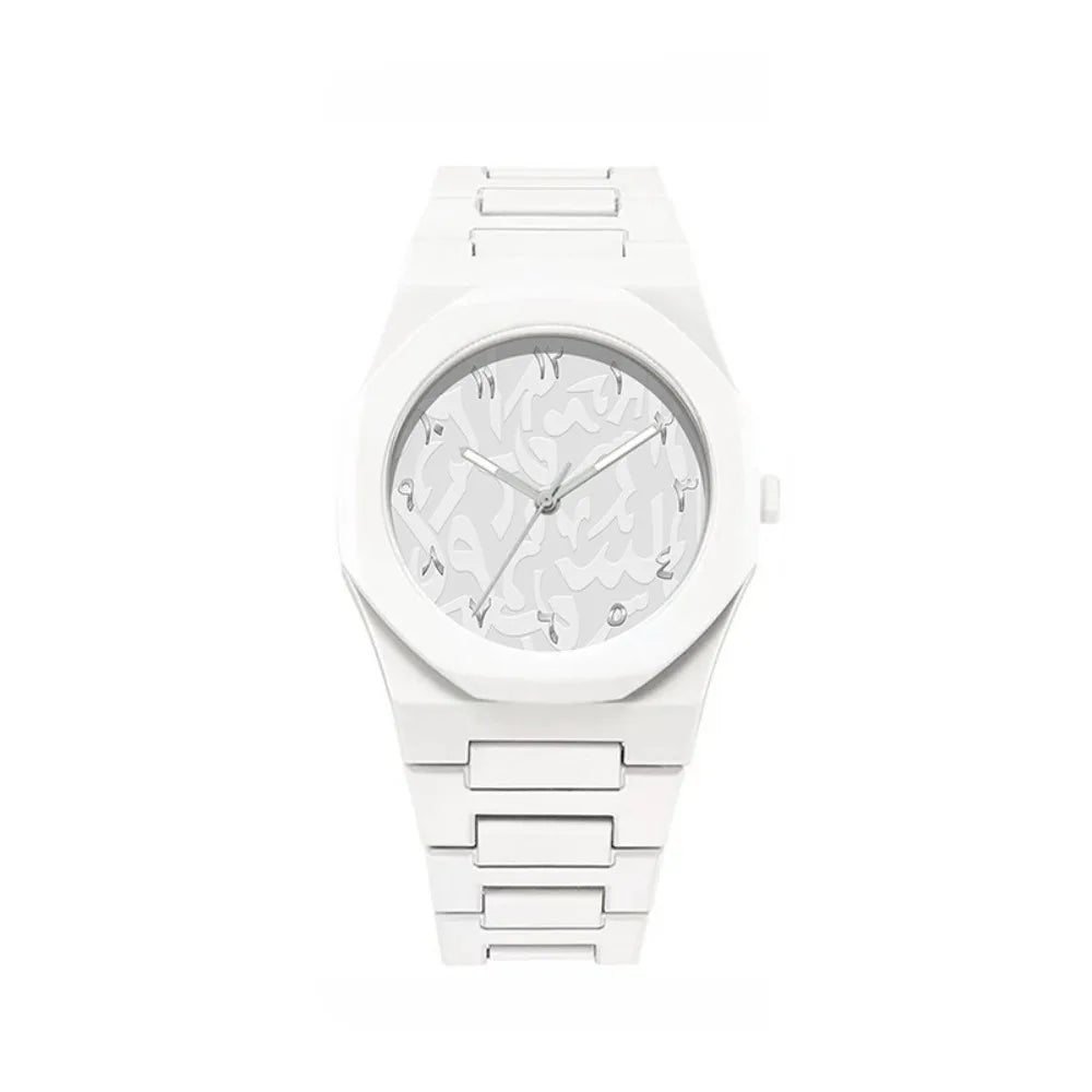 Montre Étanche Cadran Arabe Style Polyvalent