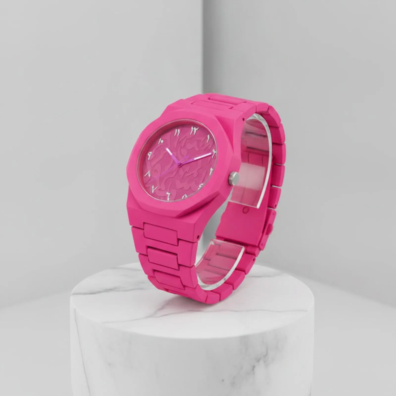 Montre Étanche Rose Red Cadran Arabe