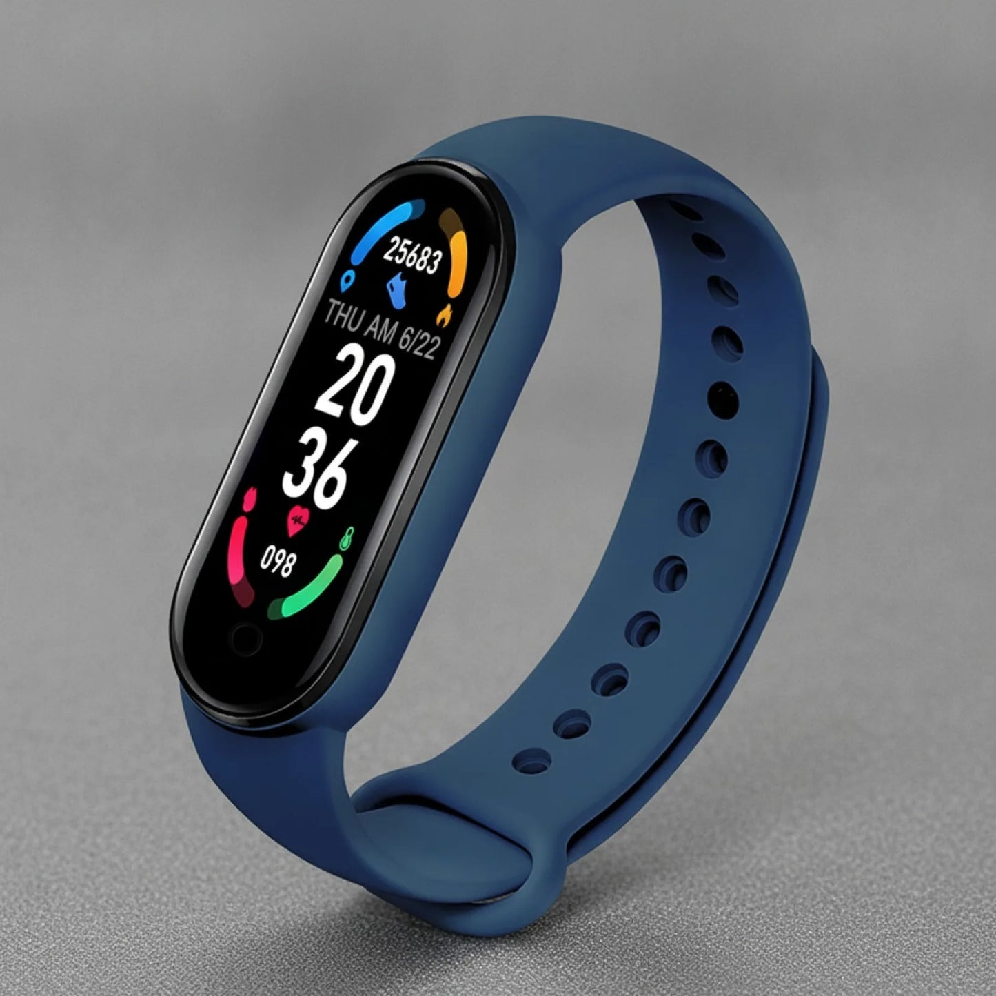 Montre Connectée M6 : Sport & Bien-être Bleu