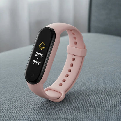Montre Connectée M6 : Bracelet Sport & Santé Étanche