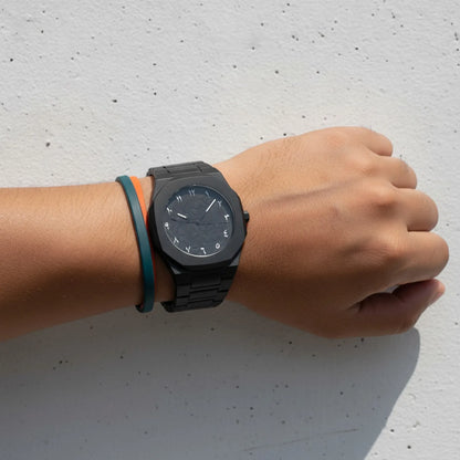 Montre Élégante Cadran Arabe Noir