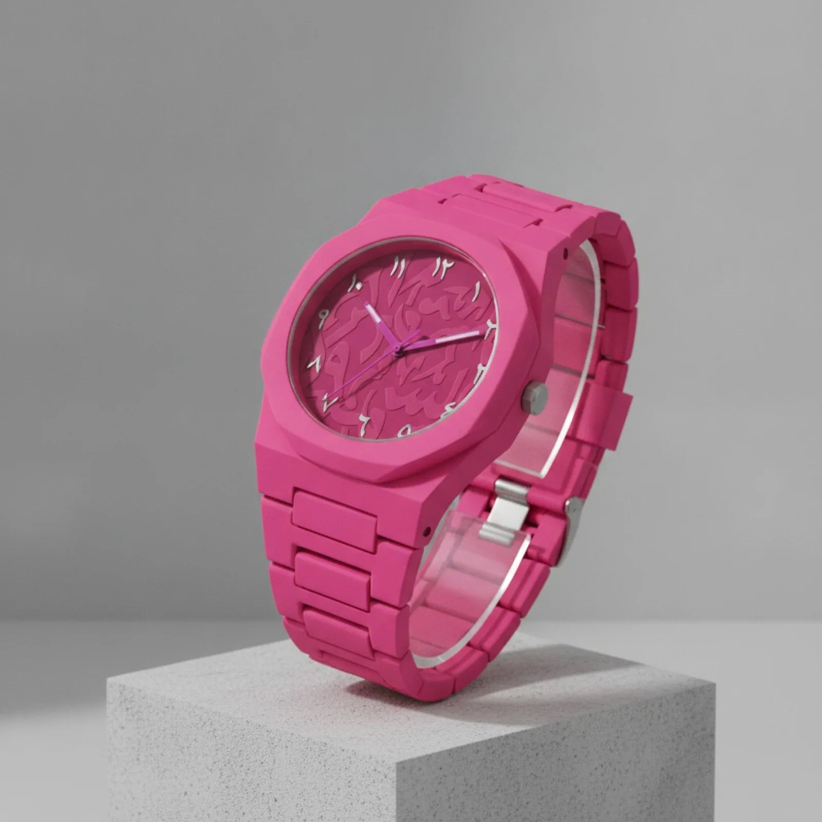 Montre Étanche Rose Red Cadran Arabe