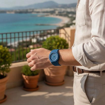 Montre Étanche Cadran Arabe Royal Blue