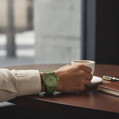 Montre Arabe Vert Foncé Étanche