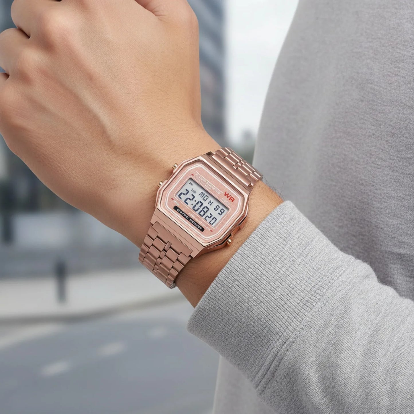 Montre LED Vintage Militaire Unisexe