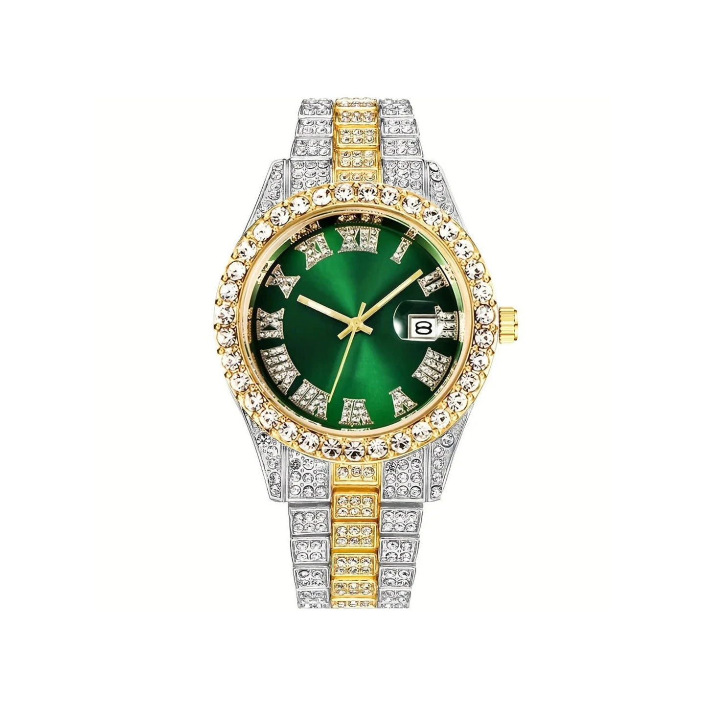 Montre Homme Luxe – Vert Émeraude