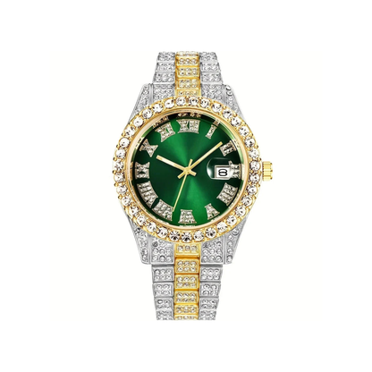 Montre Homme Luxe – Vert Émeraude