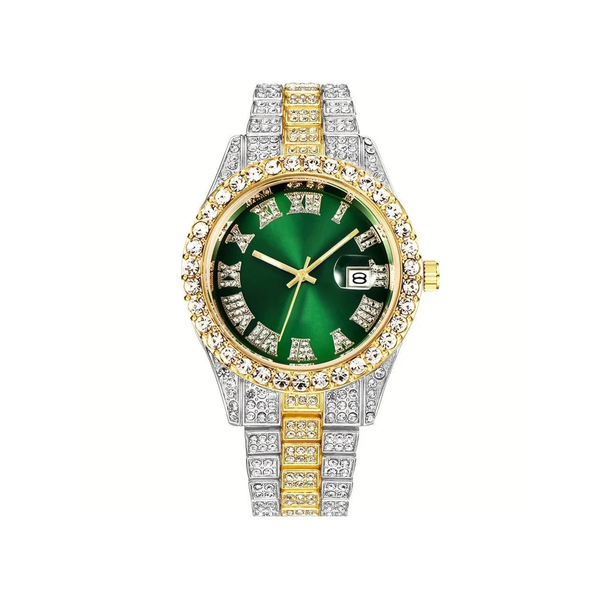 Montre Homme Luxe – Vert Émeraude