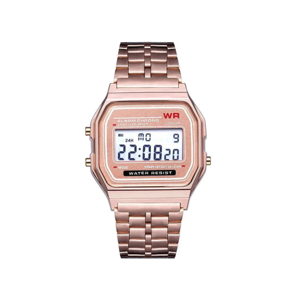 Montre Homme LED - Rose Gold