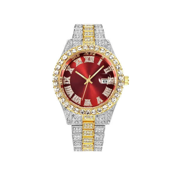 Montre Homme Luxe - Rouge Rubis